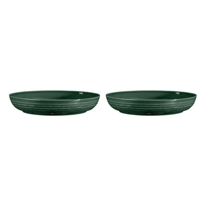 Seltmann Weiden Tallrik Terra Djup 28 cm 2-pack, Mossgrön