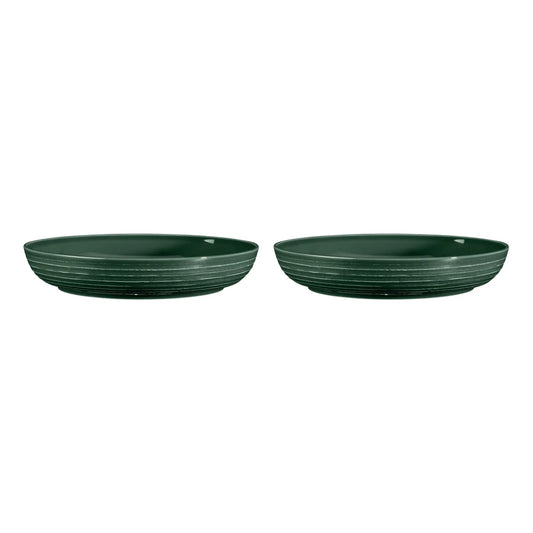 Seltmann Weiden Tallrik Terra Djup 28 cm 2-pack, Mossgrön