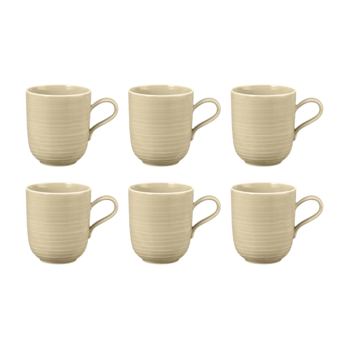 Seltmann Weiden Terra Mugg 0,40 ltr 6-pack, Sandbeige