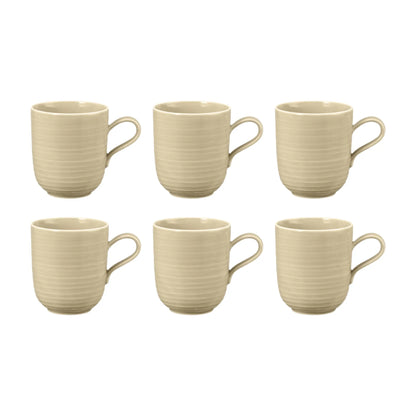 Seltmann Weiden Terra Mugg 0,40 ltr 6-pack, Sandbeige