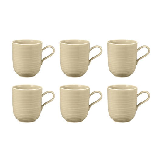 Seltmann Weiden Terra Mugg 0,40 ltr 6-pack, Sandbeige