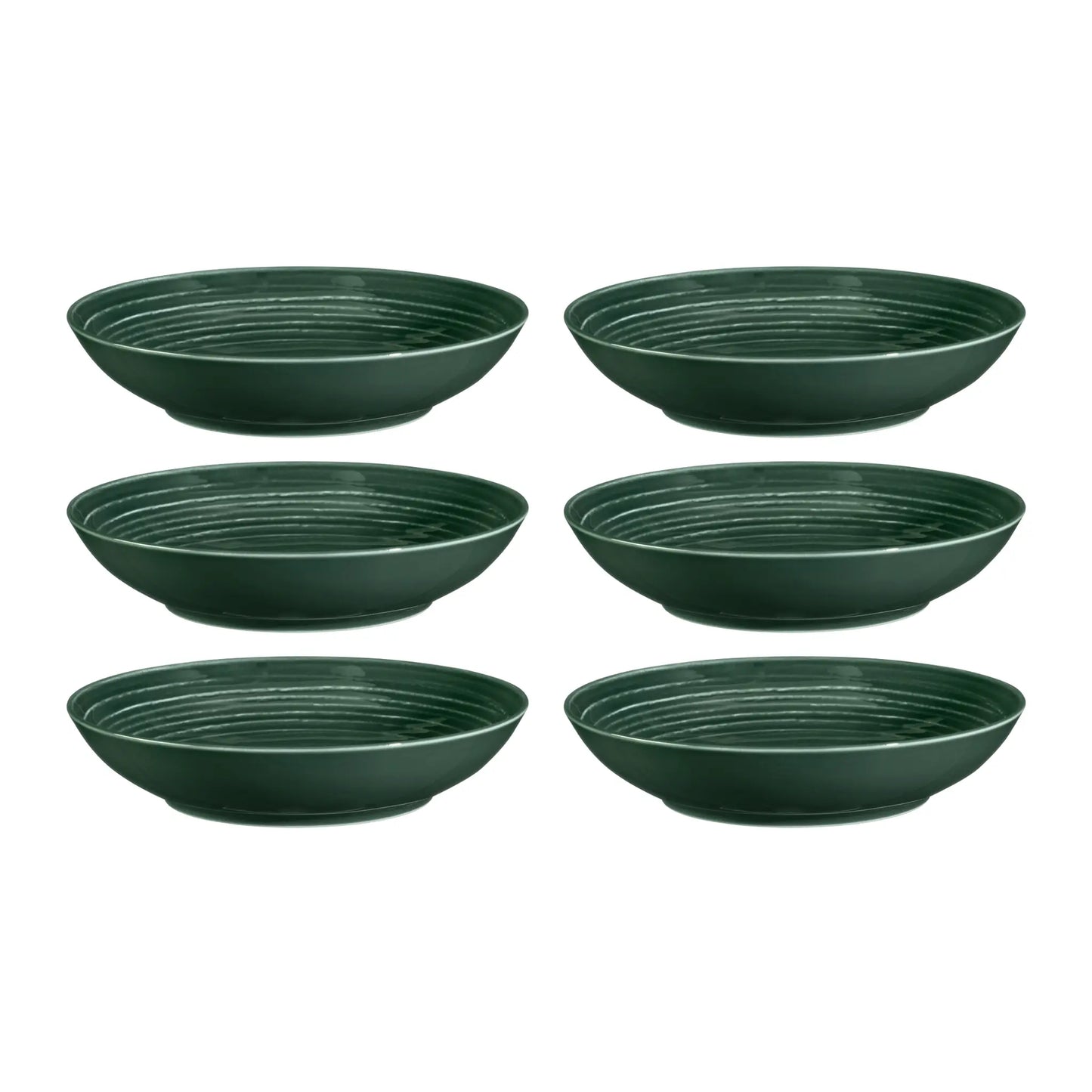 Seltmann Weiden Tallrik Terra Djup 21 cm 6-pack, Mossgrön