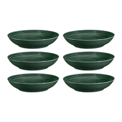 Seltmann Weiden Tallrik Terra Djup 21 cm 6-pack, Mossgrön