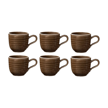 Seltmann Weiden Terra Espressokopp 0,09 ltr 6-pack, Brun