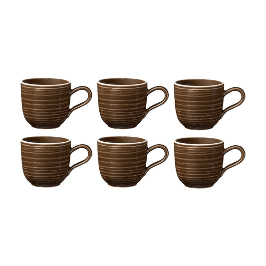 Seltmann Weiden Terra Espressokopp 0,09 ltr 6-pack, Brun