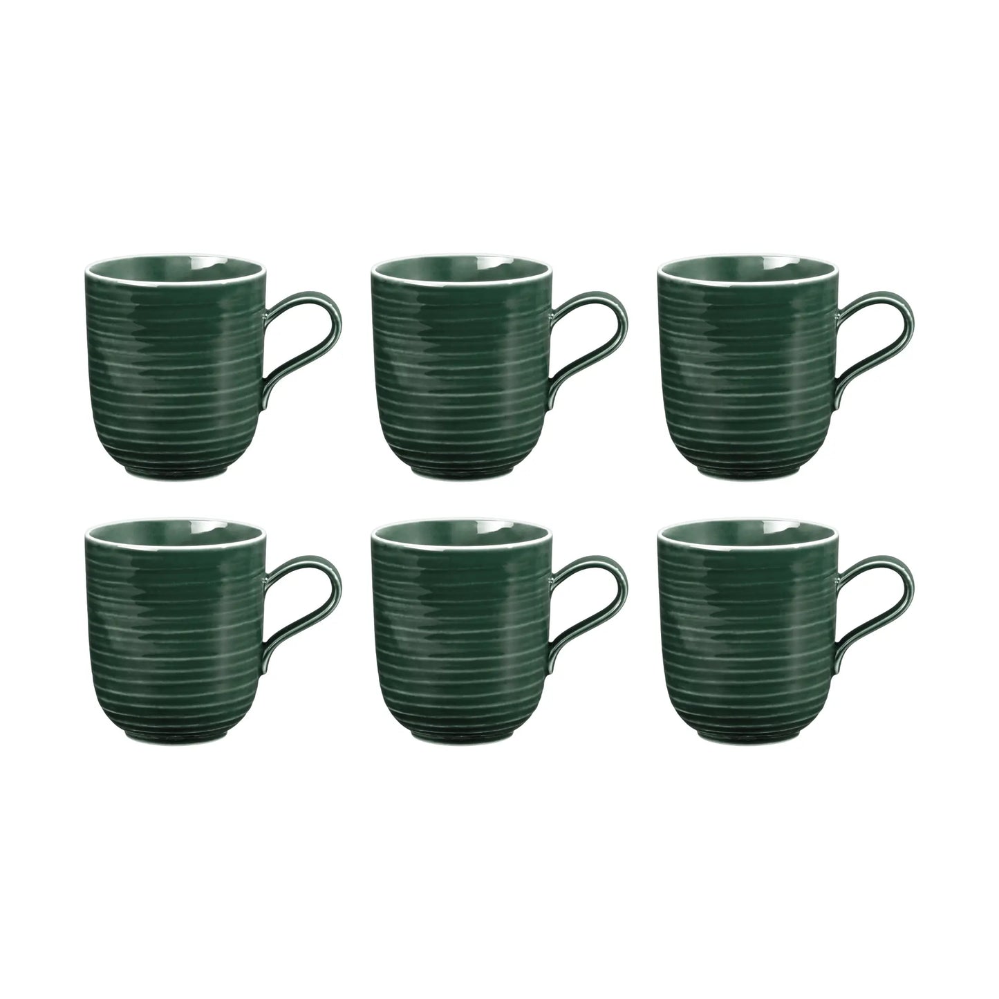 Seltmann Weiden Mugg Terra 0,40 ltr 6-pack, Mossgrön