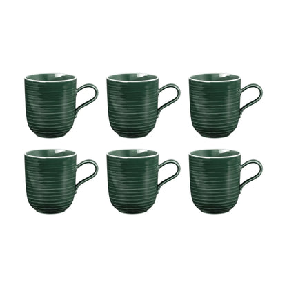 Seltmann Weiden Mugg Terra 0,40 ltr 6-pack, Mossgrön