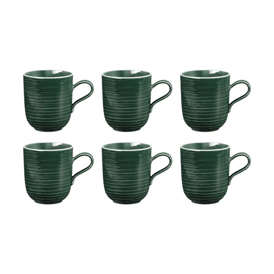 Seltmann Weiden Mugg Terra 0,40 ltr 6-pack, Mossgrön