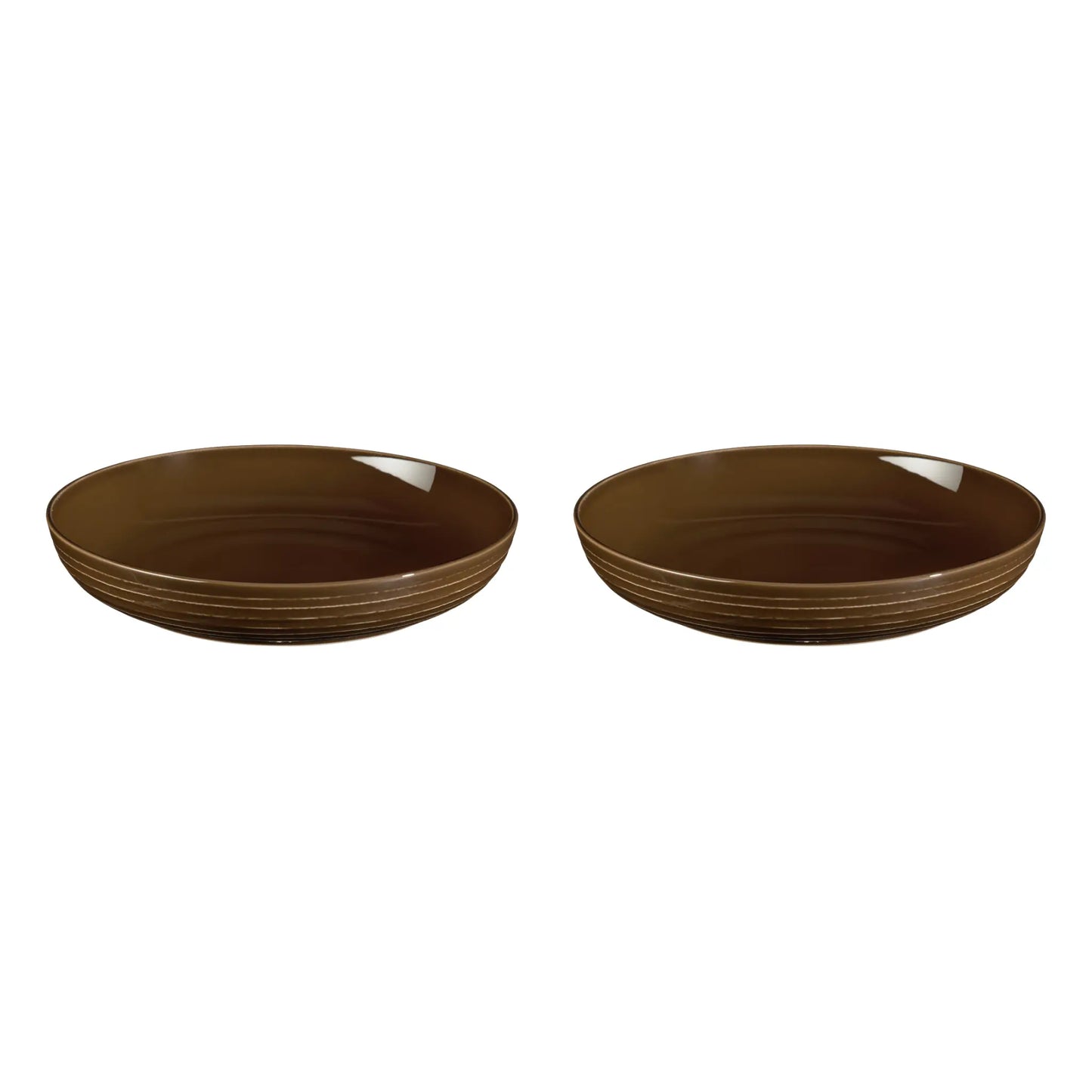 Seltmann Weiden Terra Tallrik Djup 28 cm 2-pack, Brun