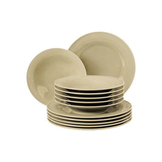 Seltmann Weiden Beat Middagsporslin 12 delar, Sandbeige