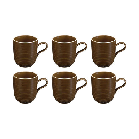 Seltmann Weiden Terra Mugg 0,40 ltr 6-pack, Brun