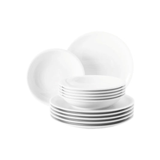 Seltmann Weiden Compact Middagsporslin 12 delar, Vit