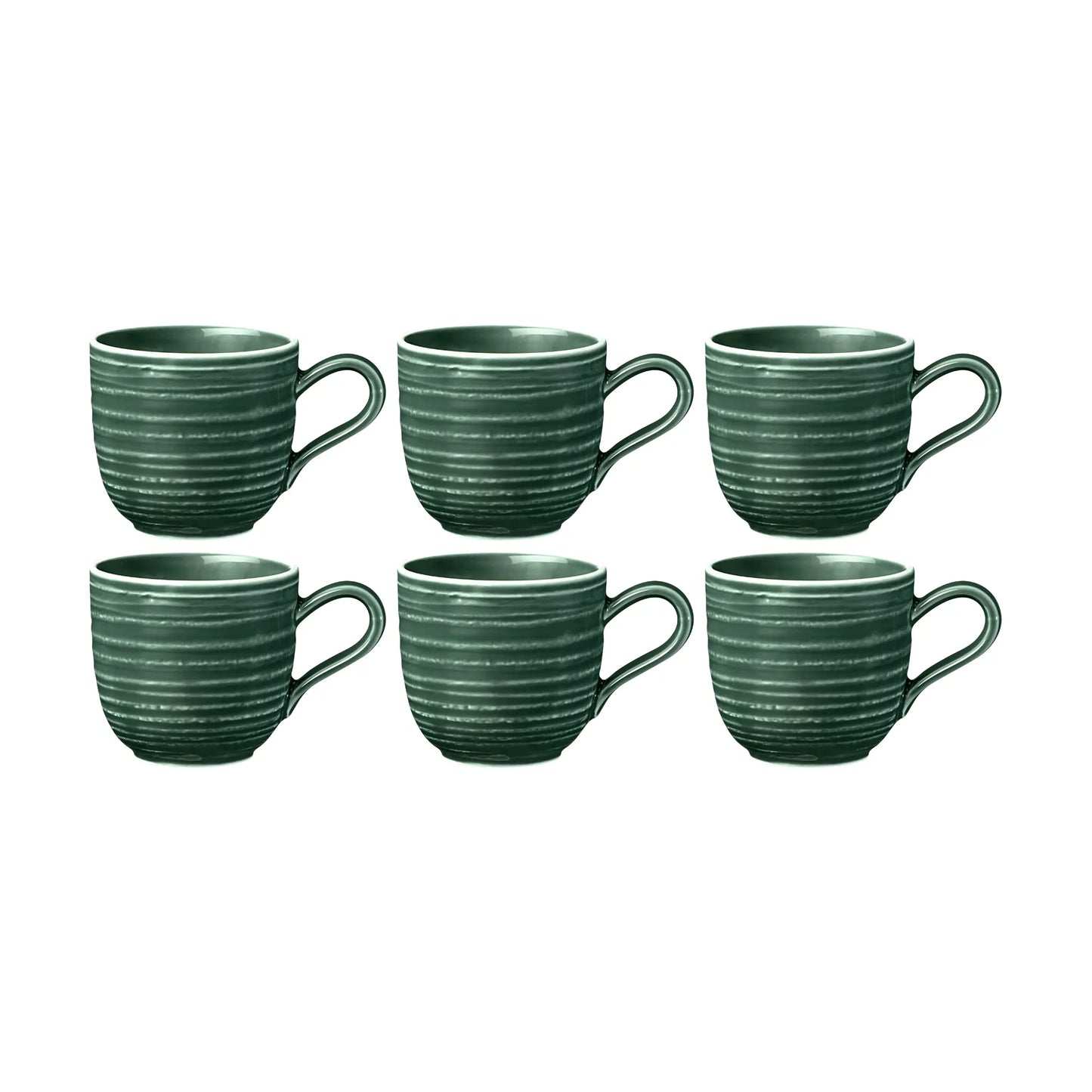 Seltmann Weiden Terra Espressokopp 0,09 ltr 6-pack, Mossgrön