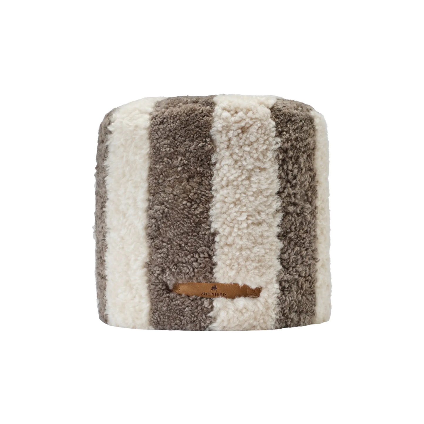 Shepherd of Sweden, Randy Fårskinnspuff, Creme/Stone-Silvra Home