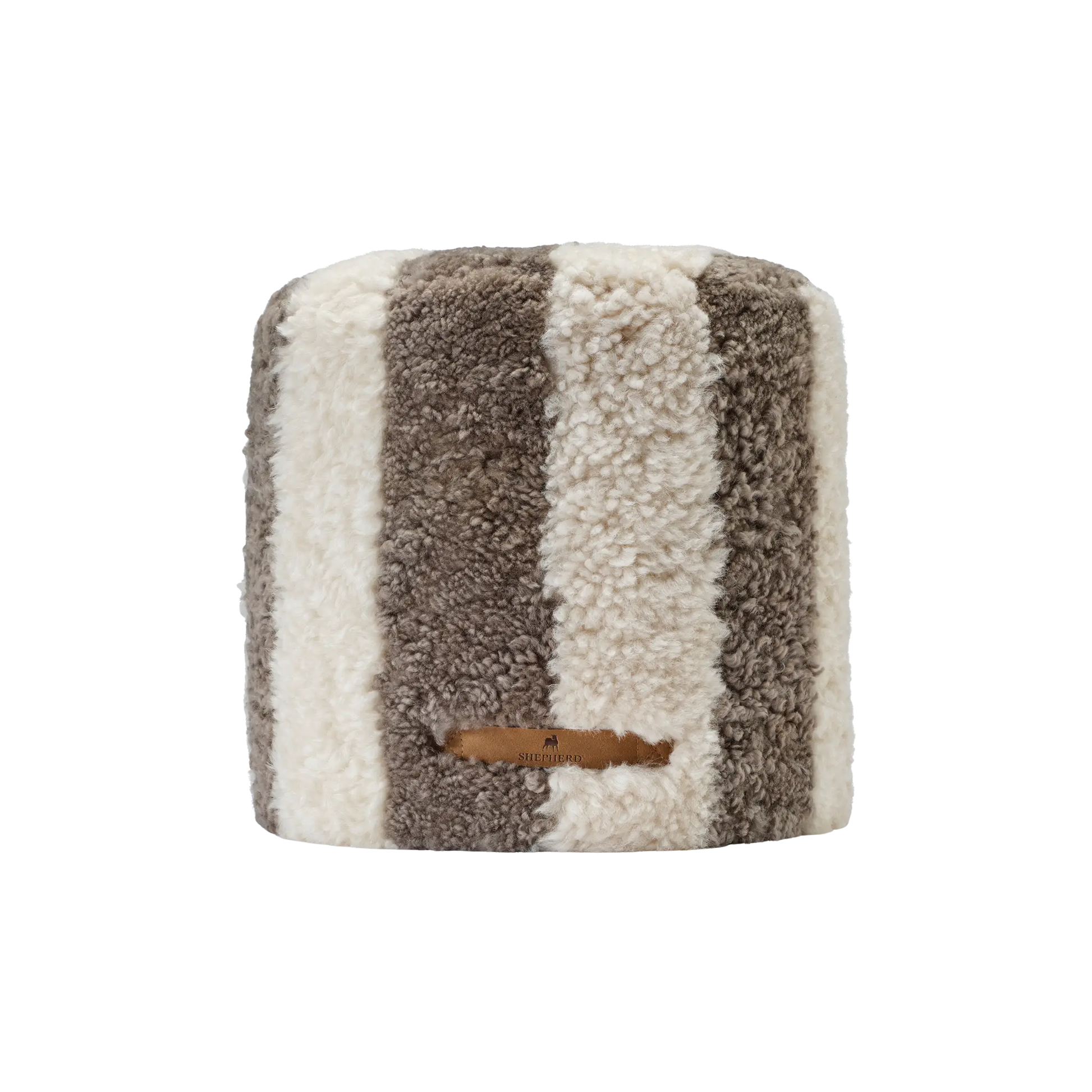 Shepherd of Sweden, Randy Fårskinnspuff, Creme/Stone-Silvra Home