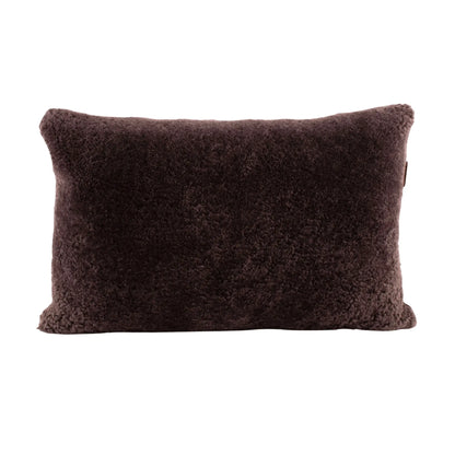 Shepherd of Sweden, Lina Fårskinnskudde, Ullbaksida, Dark Brown-Silvra Home