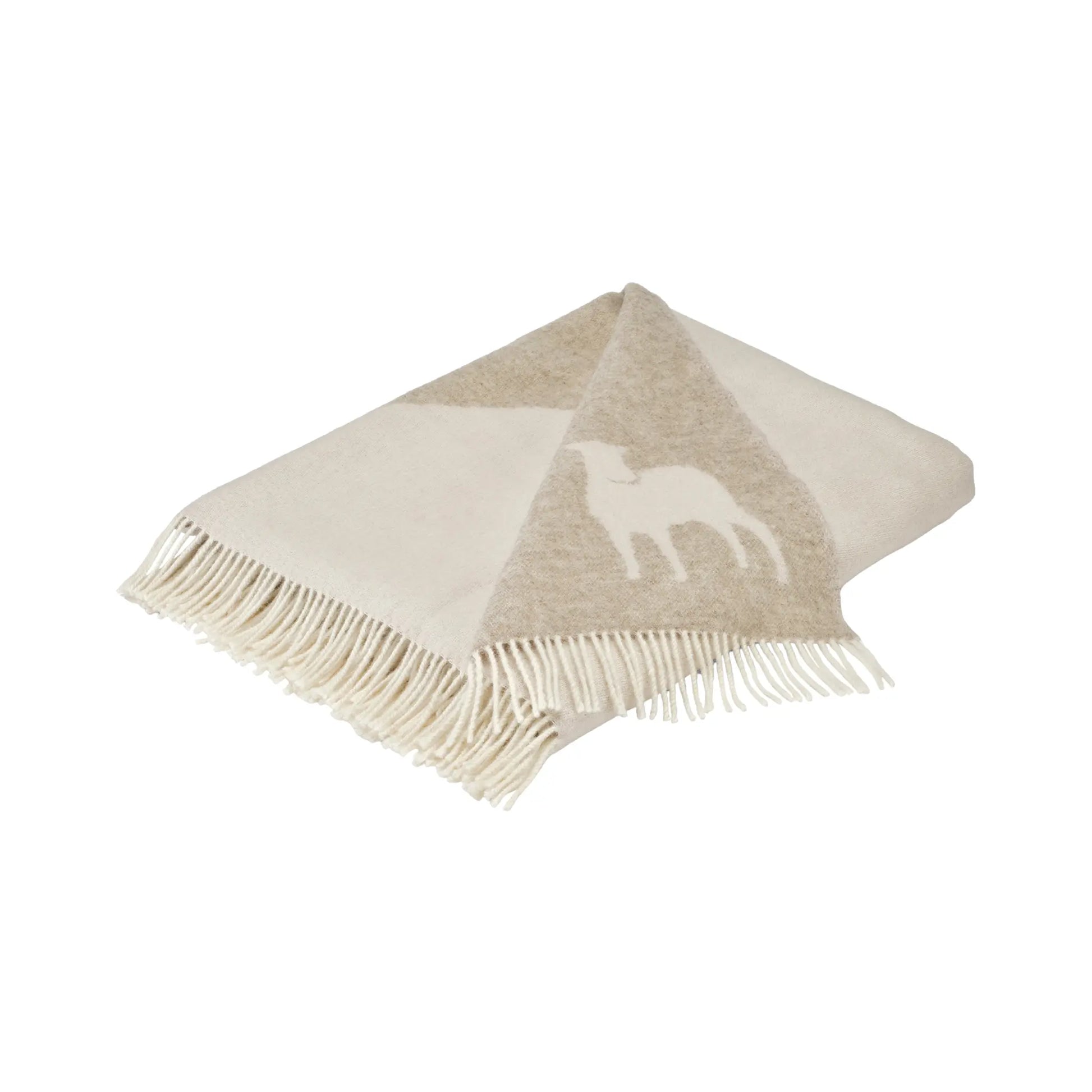 Shepherd of Sweden, Lennie Ull Pläd, Creme-Silvra Home