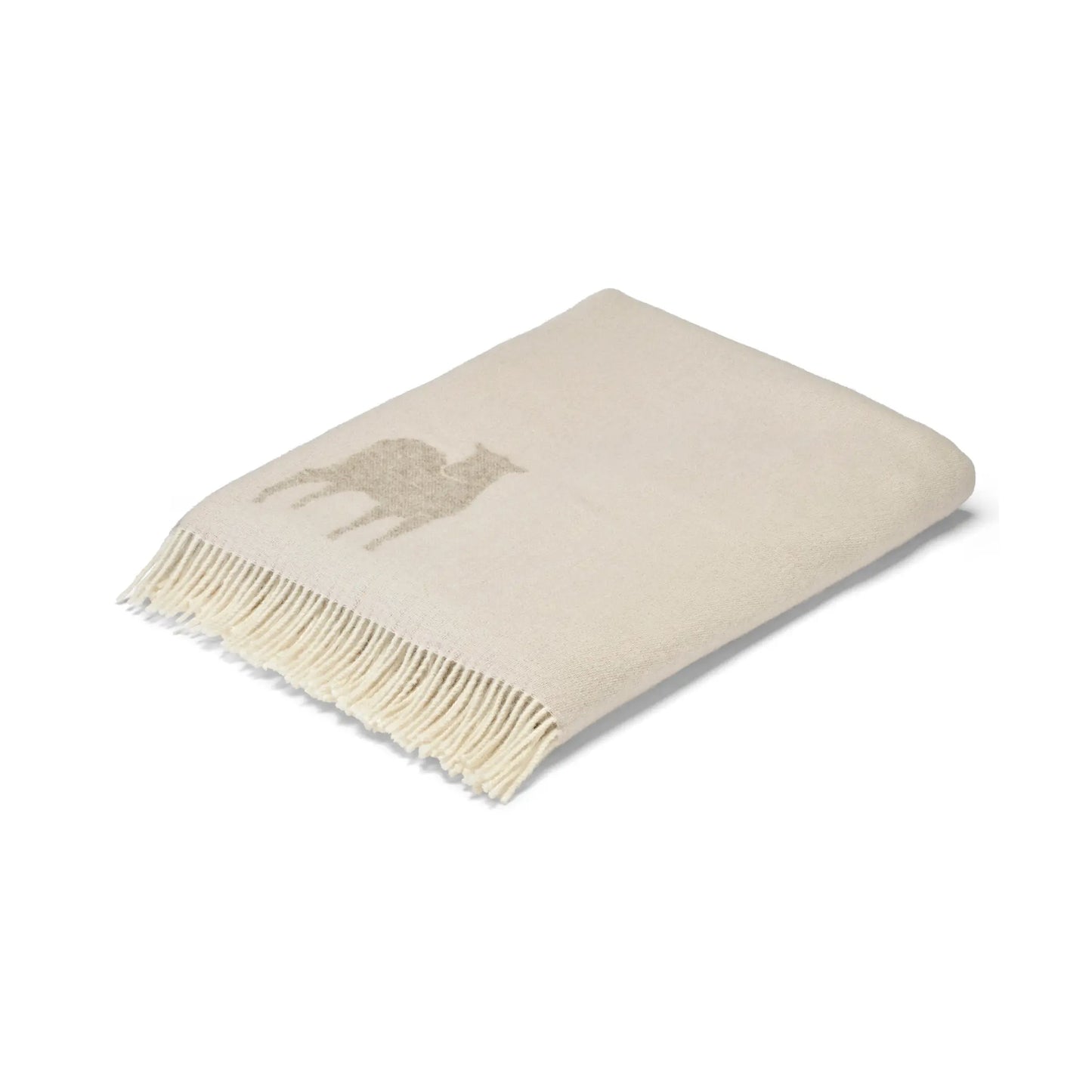 Shepherd of Sweden, Lennie Ull Pläd, Creme-Silvra Home