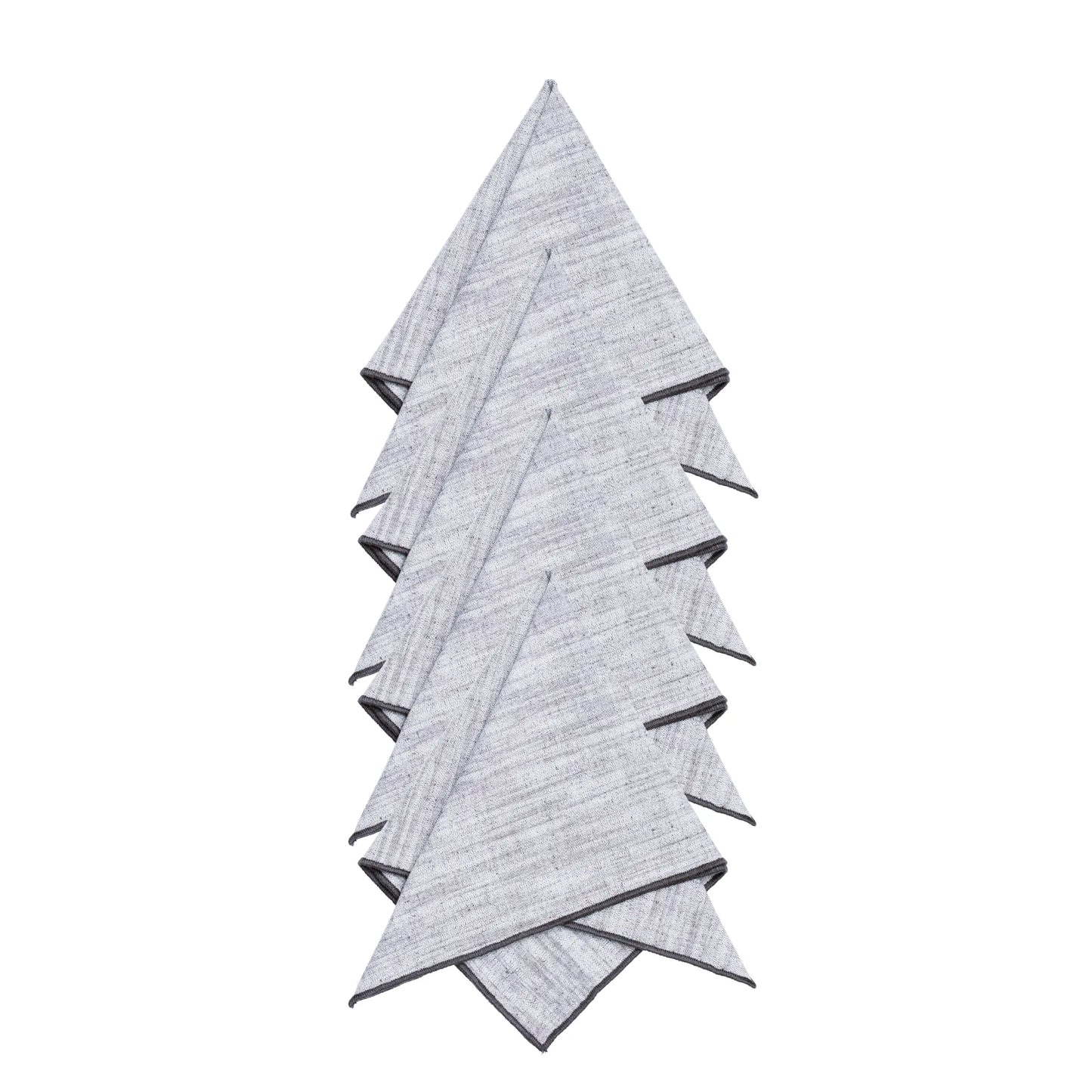 Svanefors Sabina Servett 4P 45x45cm, Asfalt