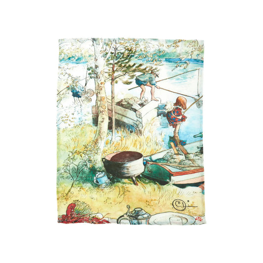 Svanefors Kräftfiske Kökshandduk 50x70cm, Multi