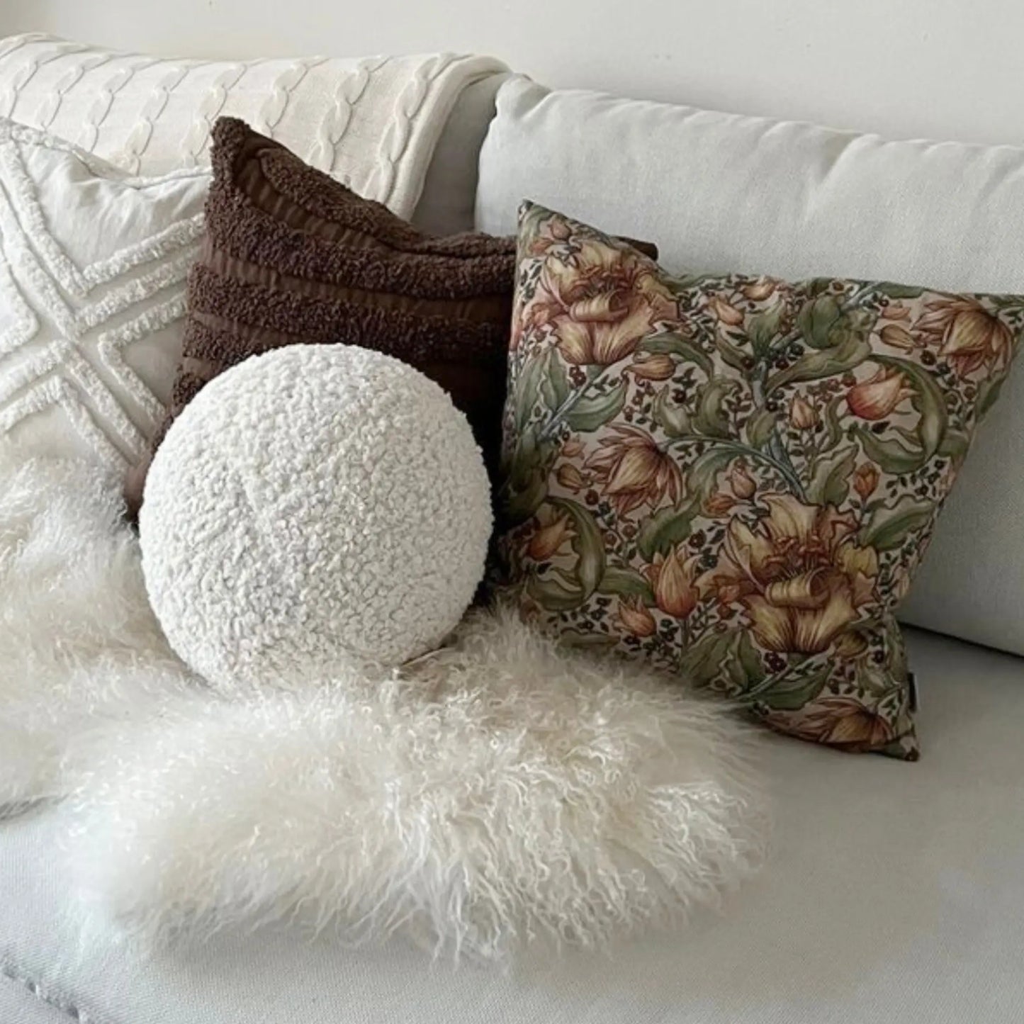 Svanefors Theo Kuddfodral 45x45cm, Beige