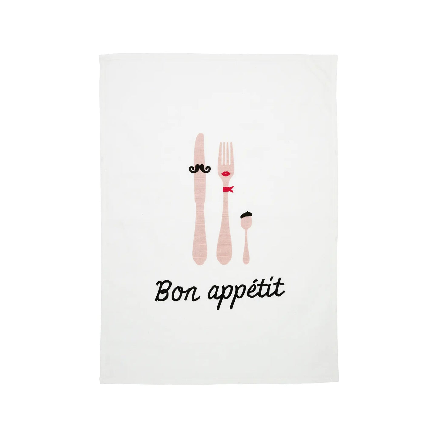 Svanefors Bon Appetit Kökshandduk 50x70cm, Rosa