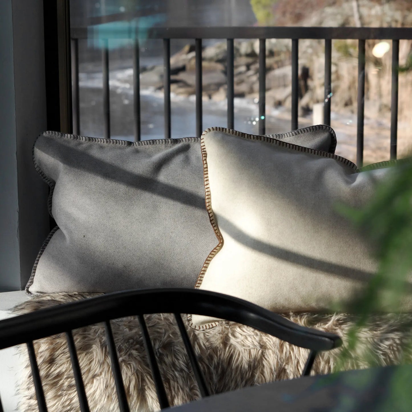 Svanefors Rina Kuddfodral 50x72 cm, Grå