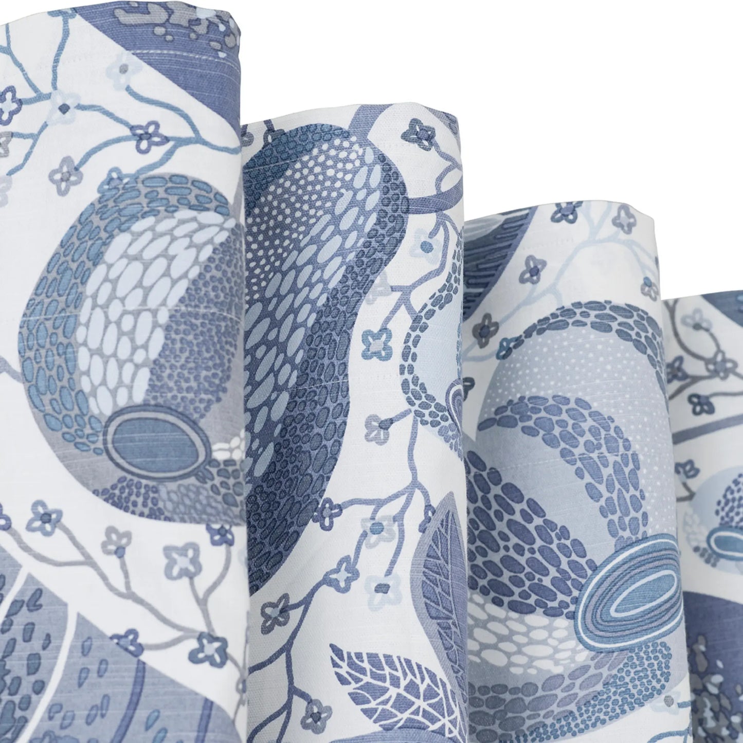 Svanefors A&E Gardin 2P 2x145x250cm, Denim