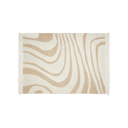 Svanefors Sita Ullmatta 170x240cm, Offwhite