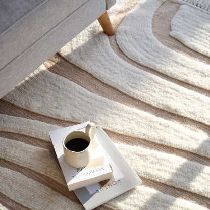 Svanefors Sita Ullmatta 170x240cm, Offwhite