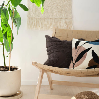 Svanefors Svea Kuddfodral 45x45cm, Asfalt