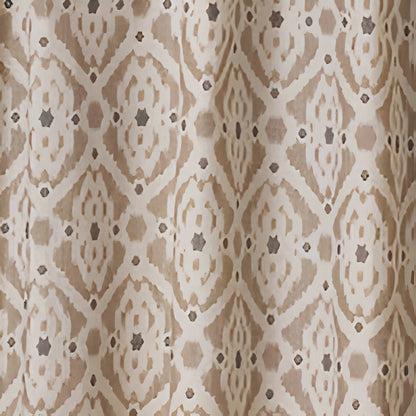 Svanefors Ikat Gardin 2P 2x135x280 cm, Beige