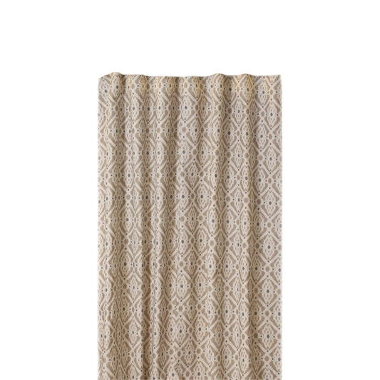 Svanefors Ikat Gardin 2P 2x135x280 cm, Beige