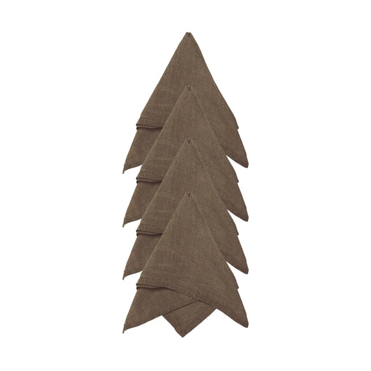 Svanefors Julie Servett 4P 45x45cm, Brun