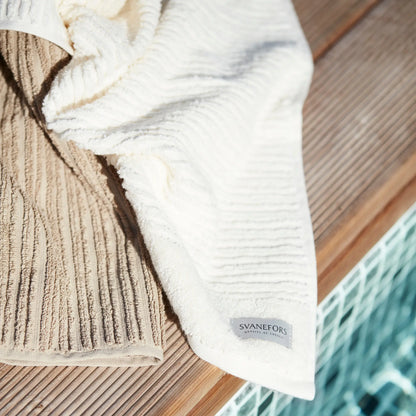 Svanefors Lea Badlakan 70x140cm, Offwhite