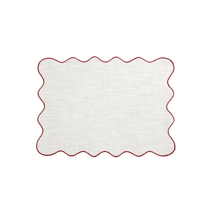 Svanefors Sabina Tablett 4P 35x45cm, Vinröd
