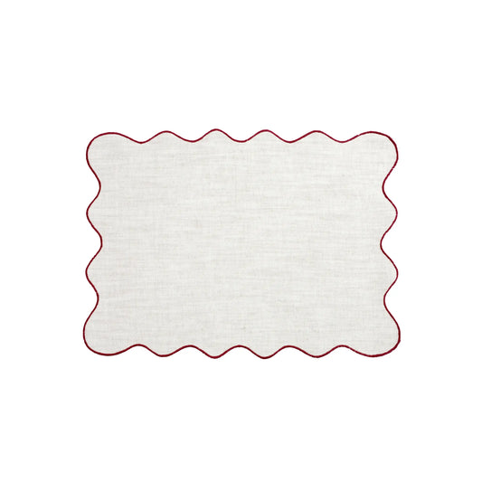 Svanefors Sabina Tablett 4P 35x45cm, Vinröd
