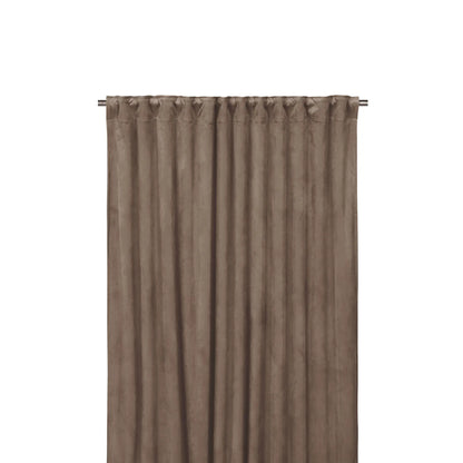 Svanefors Estelle Sammetsgardin 2P 135x280cm, Nougat