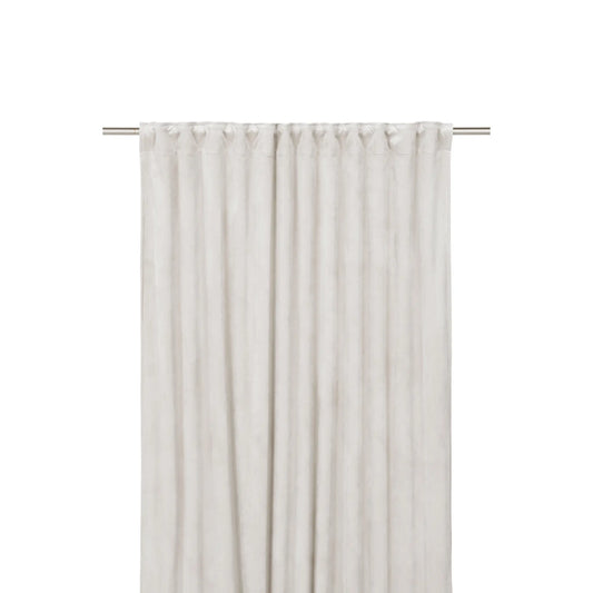 Svanefors Estelle Sammetsgardin 2P 135x280cm, Vit