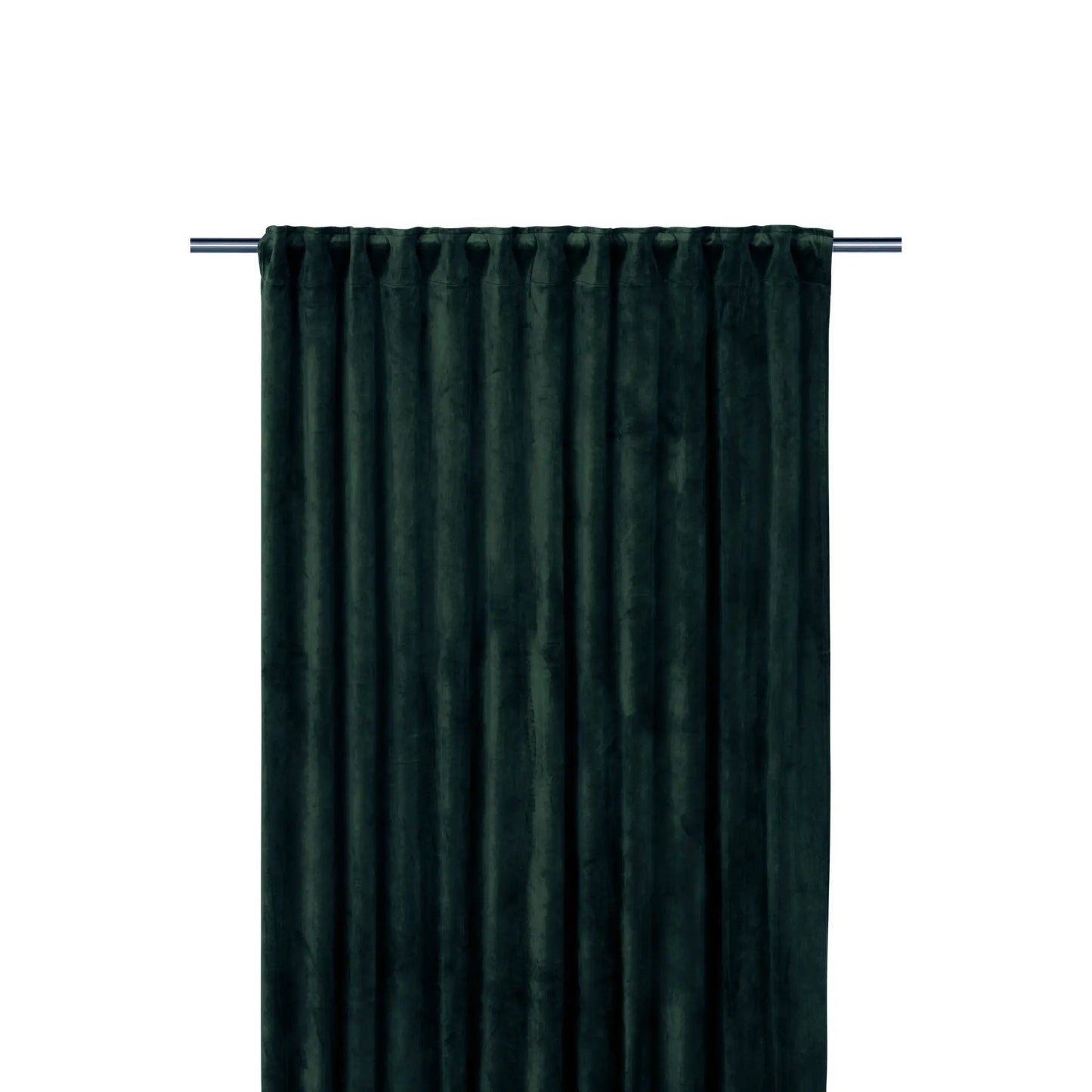 Svanefors Estelle Sammetsgardin 2P 135x280cm, Mörkgrön
