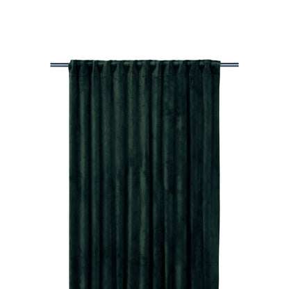 Svanefors Estelle Sammetsgardin 2P 135x280cm, Mörkgrön