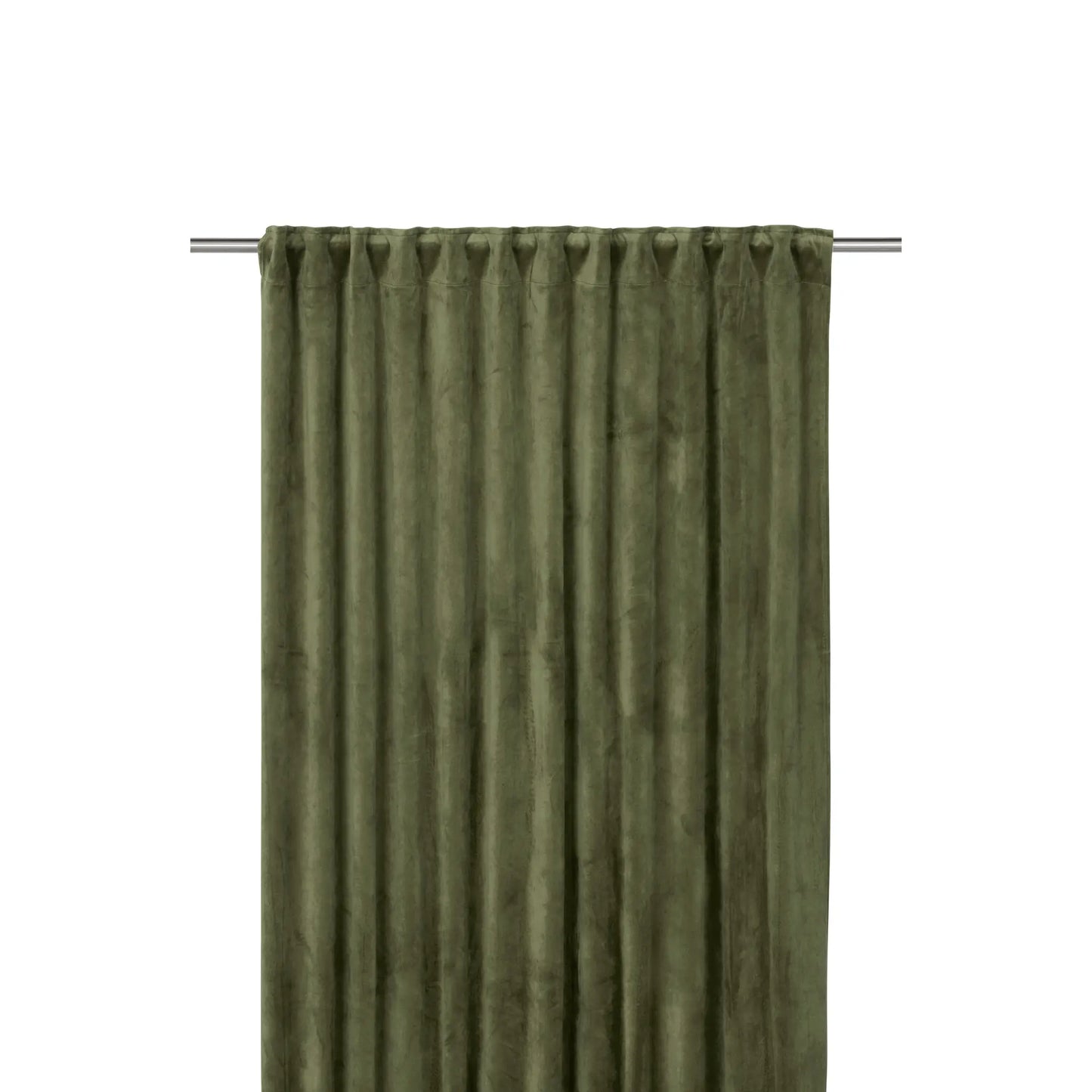 Svanefors Estelle Sammetsgardin 2P 135x280cm, Mossa