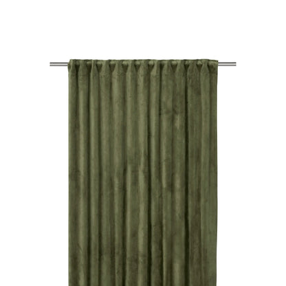 Svanefors Estelle Sammetsgardin 2P 135x280cm, Mossa