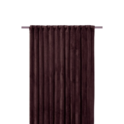 Svanefors Estelle Sammetsgardin 2P 135x280cm, Aubergine