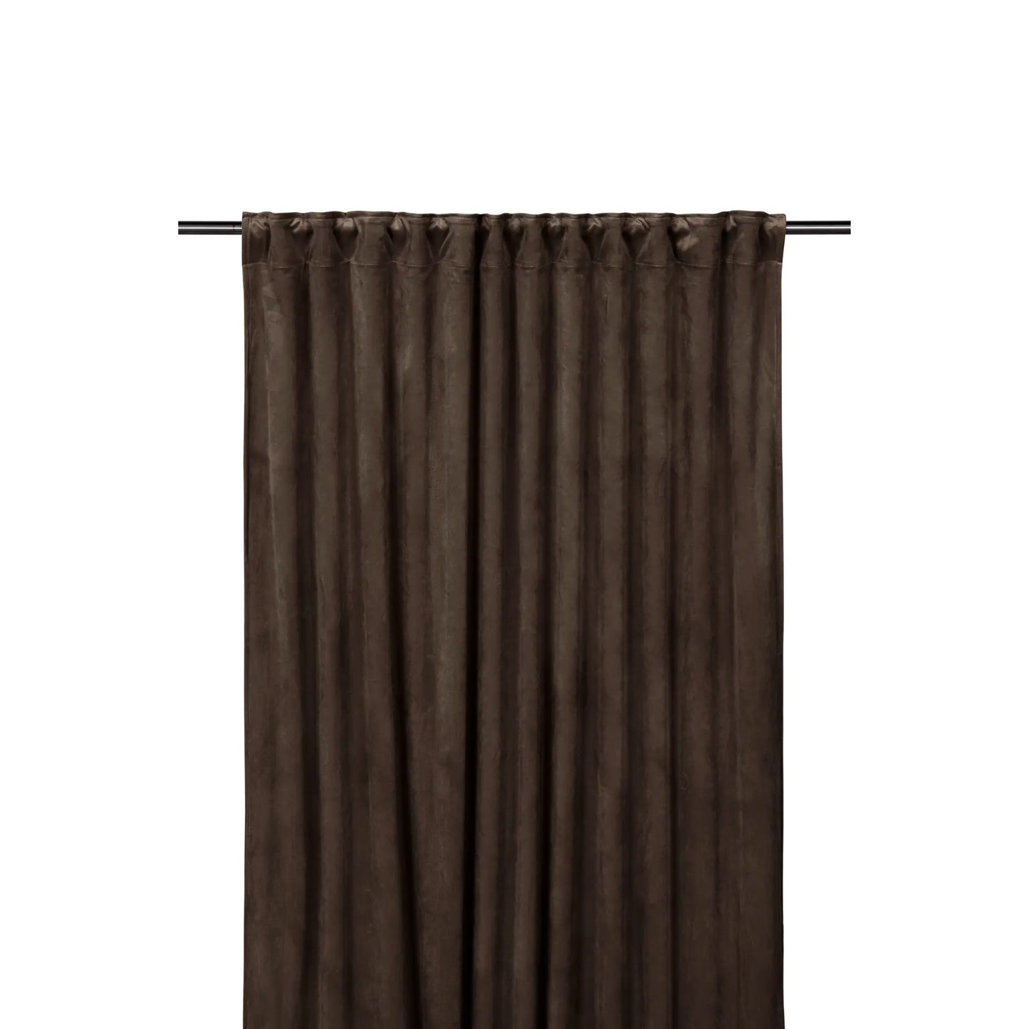 Svanefors Estelle Sammetsgardin 2P 135x280cm, Mocca
