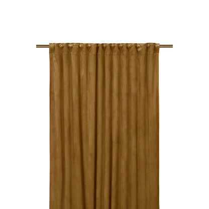 Svanefors Estelle Sammetsgardin 2P 135x280cm, Ockra