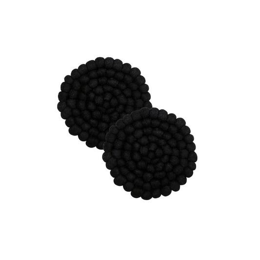 Svanefors, Nisha Underlägg 2P 20cm, Svart-Silvra Home