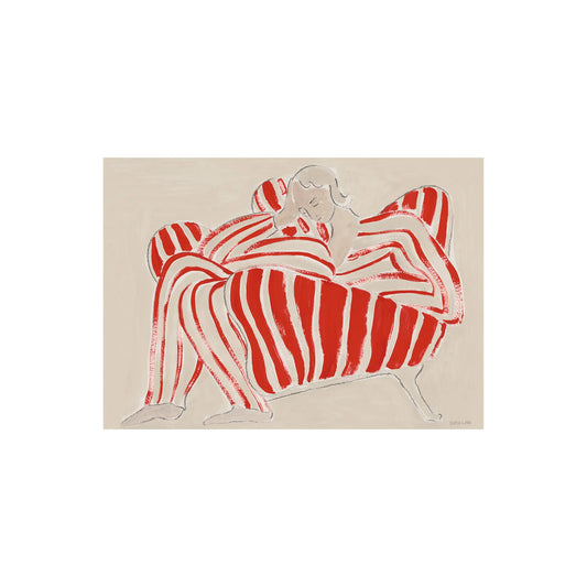 The Poster Club Red Chair Poster 100x140