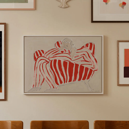 The Poster Club Red Chair Poster 100x140