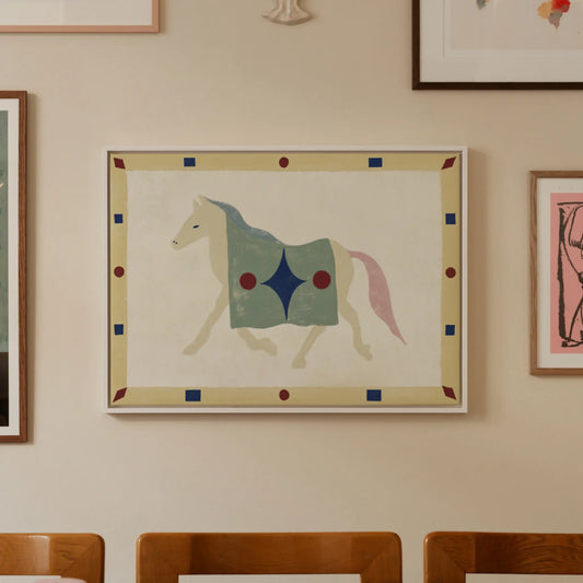 The Poster Club Horse Geometri Poster 100x140